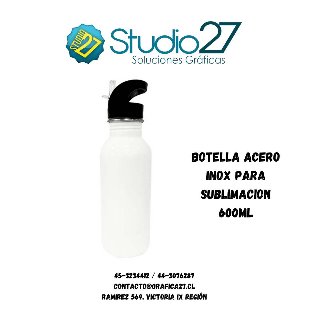 Botella sublimacion 600ml